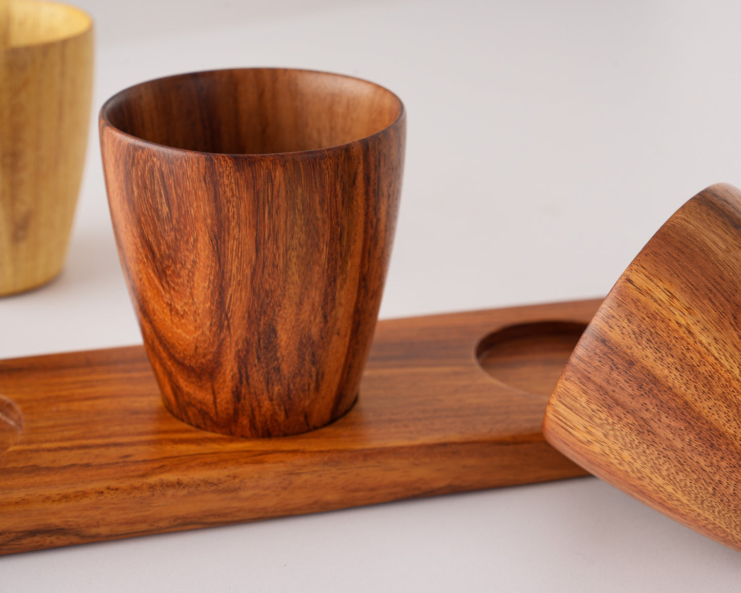 Wooden Sipping Set with Tray