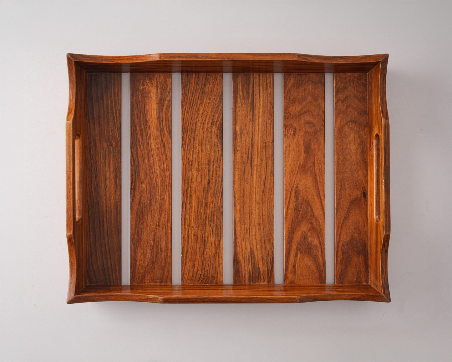 Slatted Handled Tray