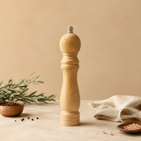 Crush Salt & Pepper Mill by Jozour - natural wooden grinder
