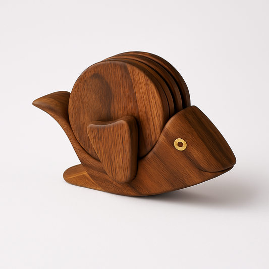 Fish coaster set