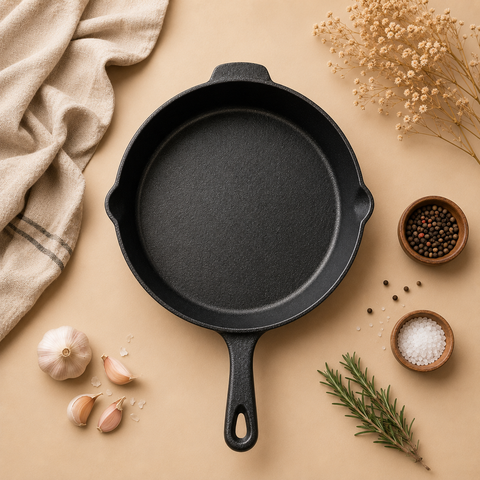 Classic Cast Iron Skillet – 25 cm