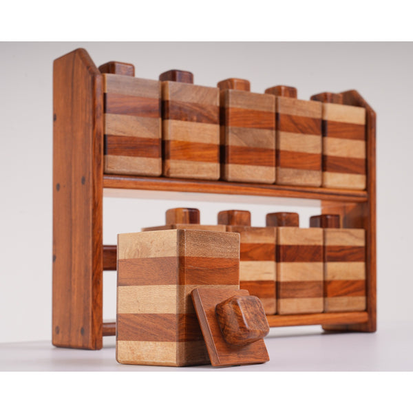 Wooden Spice Organizer