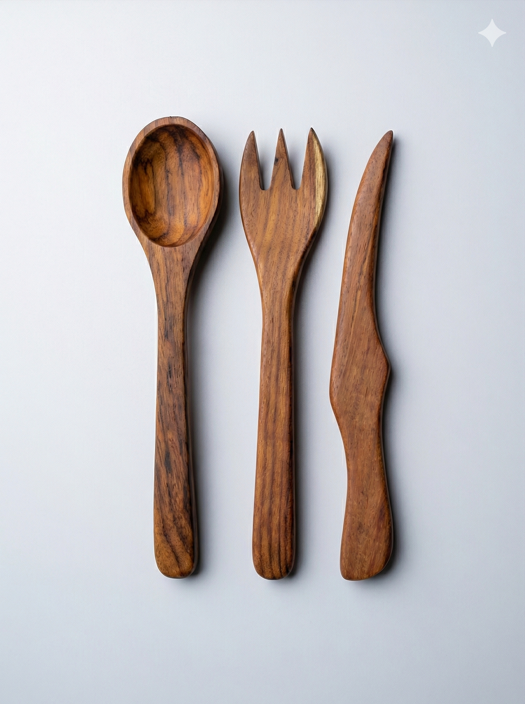 Wooden Utensil Trio