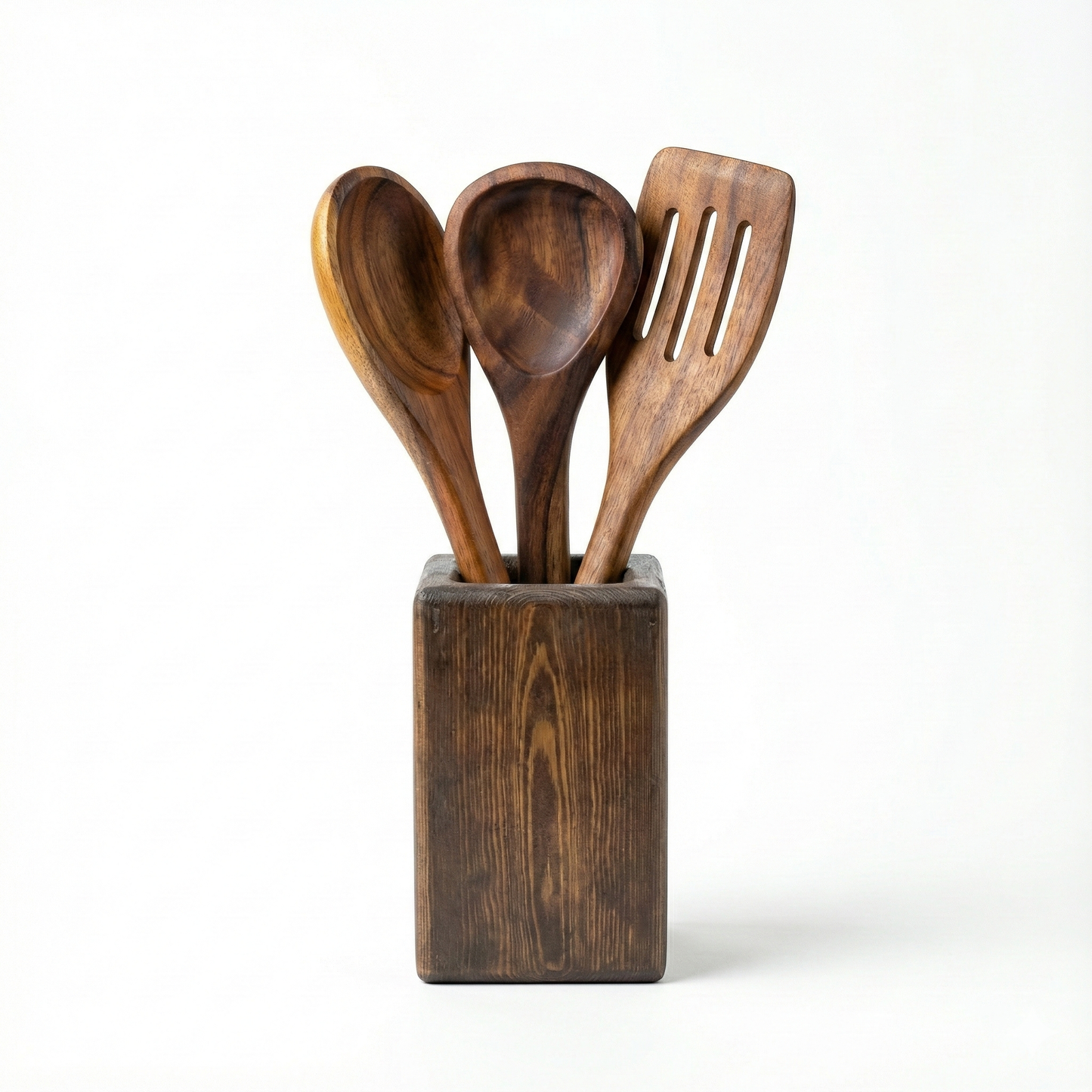 Rustic Spoons Holder