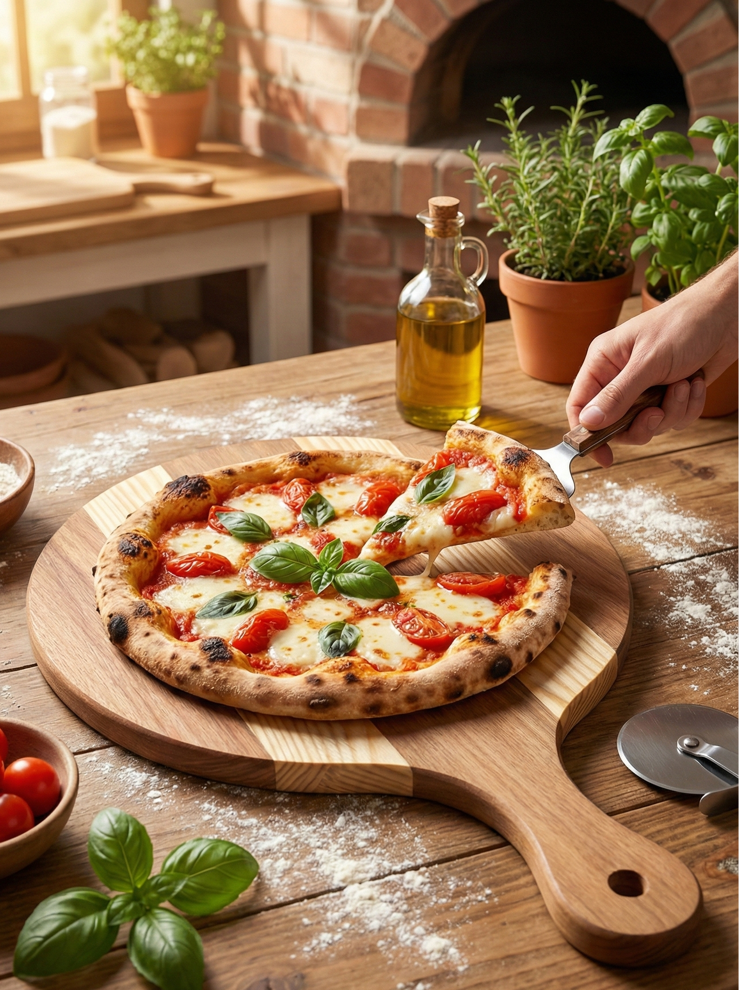 Round Grain Serving Board