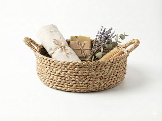Woven Storage Basket with Handles