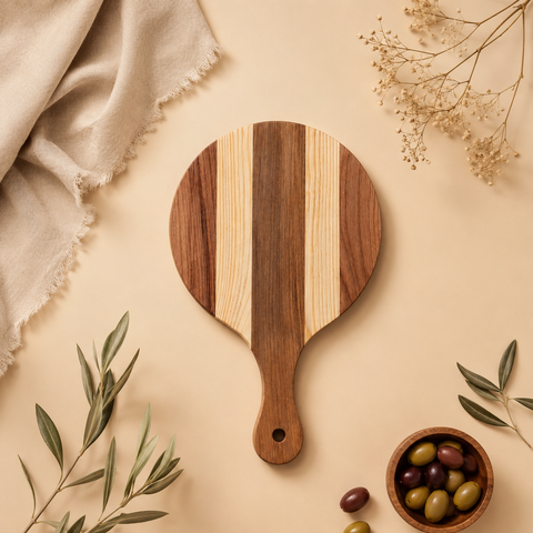 Round Grain Serving Board