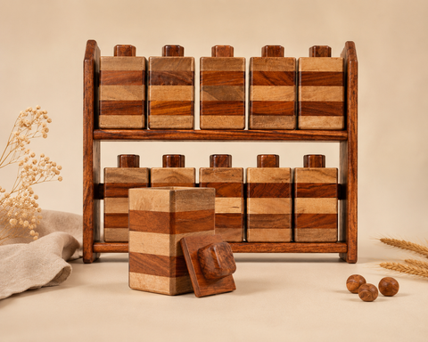 Wooden Spice Organizer