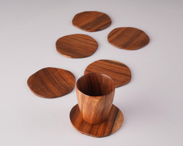 Organic Wood Coasters